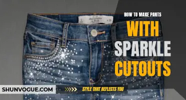 Create Eye-Catching Pants with Sparkle Cutouts: A Step-by-Step Guide