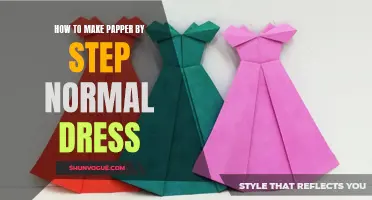 How to Make a Paper Dress Step by Step: A Beginner's Guide
