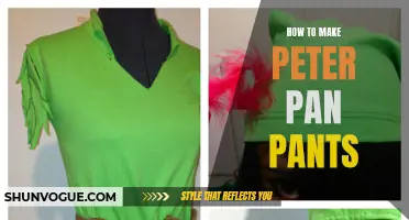 DIY Guide: Crafting Your Own Peter Pan Pants