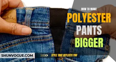 7 Simple Tips to Make Polyester Pants Bigger
