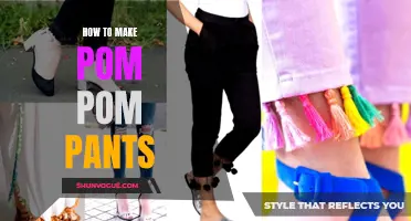 DIY: How to Create Your Own Pom Pom Pants for a Fun and Colorful Look