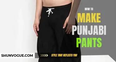 The Ultimate Guide to Crafting Punjabi Pants: Step-by-Step Instructions for Gorgeous Traditional Attire
