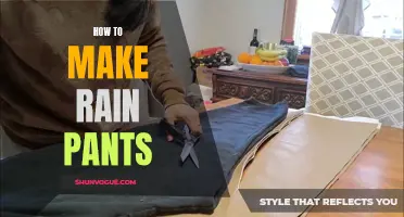 Creating Your Own Rain Pants: A Step-by-Step Guide