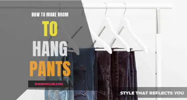 Creating Space: Organizing Tips for Hanging Pants