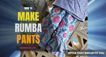 Creating Rumba Pants: A Step-by-Step Guide to Sewing Your Own Dance-inspired Bottoms