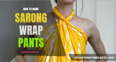 Creating Your Own Stylish Sarong Wrap Pants: A Step-by-Step Guide