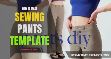 The Ultimate Guide: Creating a Sewing Pants Template from Scratch