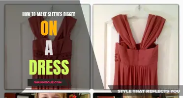 Simple Ways to Make the Sleeves on Your Dress Bigger