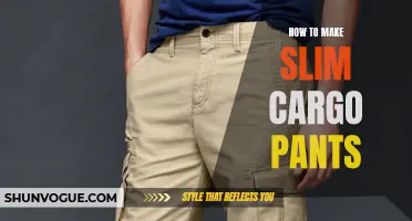 Step-by-Step Guide: How to Create Your Own Slim-Fit Cargo Pants