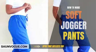 Master the Art of Crafting Soft Jogger Pants with These Tips