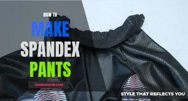 A Step-by-Step Guide to Making Spandex Pants at Home