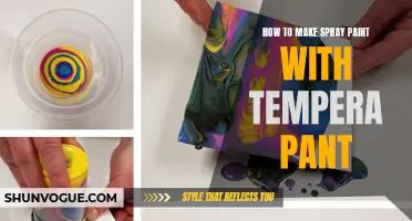 How to Create Homemade Spray Paint Using Tempera Paint