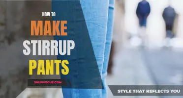 Complete Guide to Crafting Your Own Trendy Stirrup Pants at Home