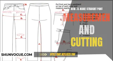 The Ultimate Guide to Straight Pant Measurement and Cutting for a Perfect Fit