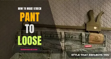 How to Adjust Your Stretch Pants for a Looser Fit