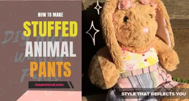 Creating Cute and Cozy Stuffed Animal Pants: A Step-by-Step Guide