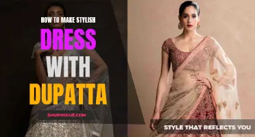 Unleash Your Creativity: Making a Fashion-Forward Dress with a Dupatta