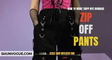 Unleash Your Edgy Style with DIY Tripp NYC Bondage Zip Off Pants