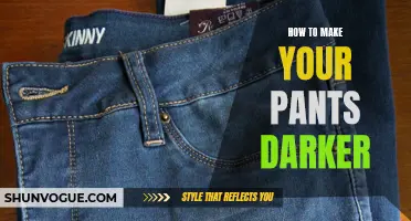 Simple and Effective Ways to Achieve Darker Pants