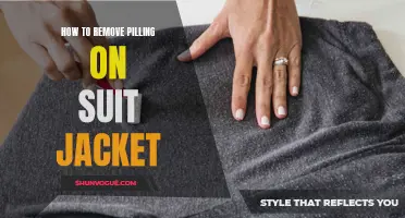 Easy Ways to Remove Pilling on a Suit Jacket