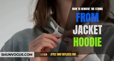 The Foolproof Guide to Removing String from Your Jacket Hoodie
