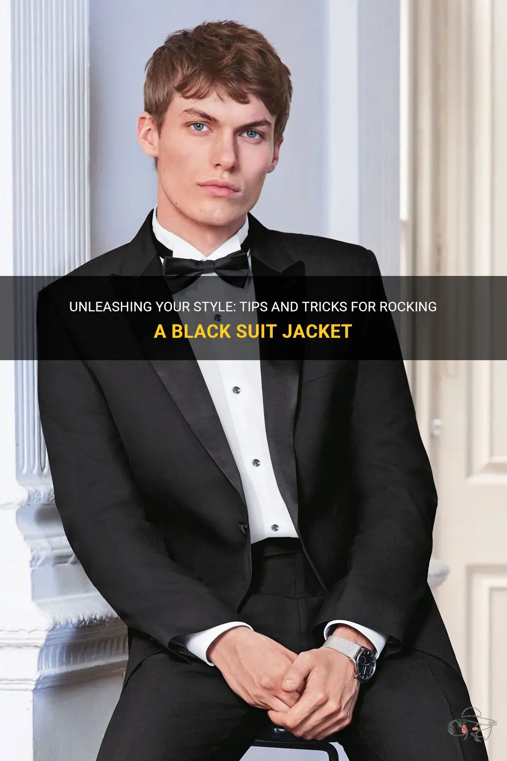 how to style black suit jacket