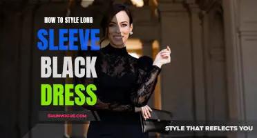 10 Ways to Style a Long Sleeve Black Dress