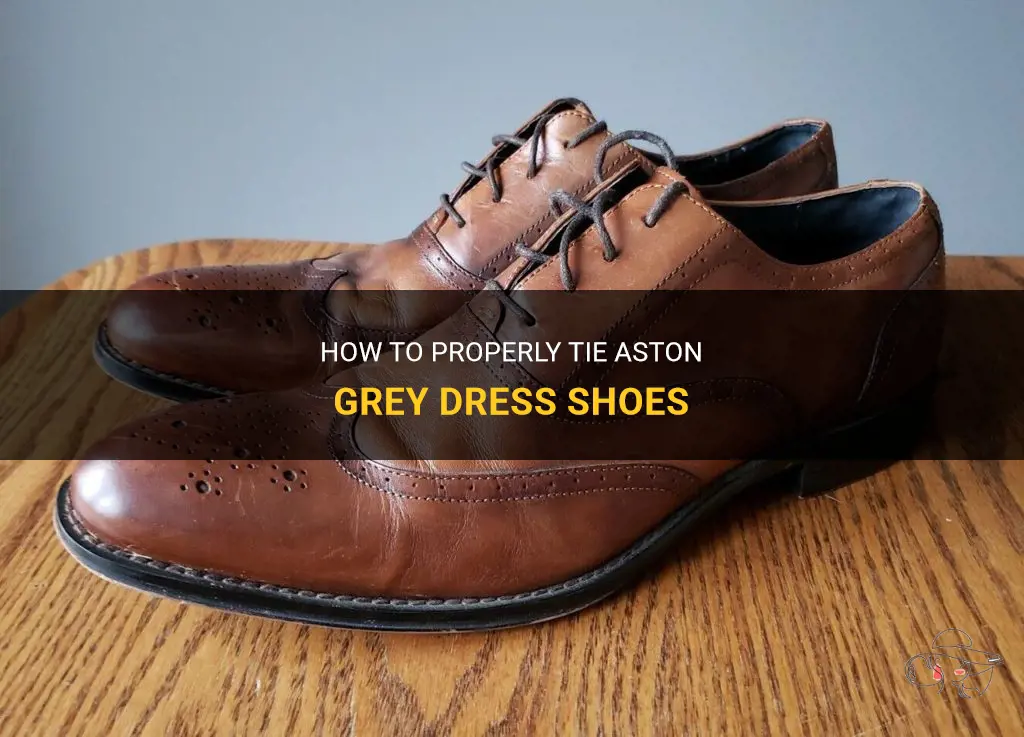 How To Properly Tie Aston Grey Dress Shoes | ShunVogue