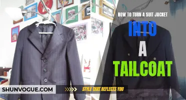 The Art of Transforming a Suit Jacket into a Tailcoat