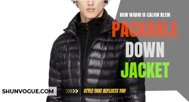 How Warm is the Calvin Klein Packable Down Jacket?