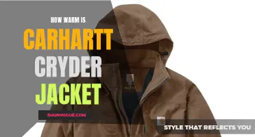 How to Determine the Warmth of the Carhartt Cryder Jacket