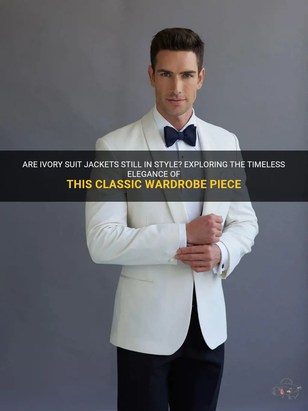 is an ivory suit jacket in style
