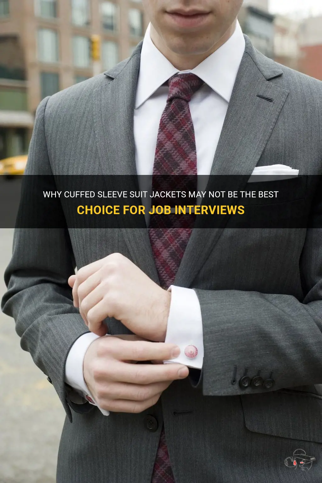 is cuffed sleeve suit jacket blazer bad interview