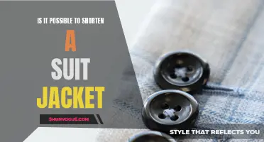 Exploring the Feasibility of Shortening a Suit Jacket: Is It Possible?