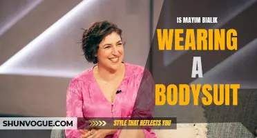 Is Mayim Bialik Sporting a Bodysuit? Uncovering the Truth