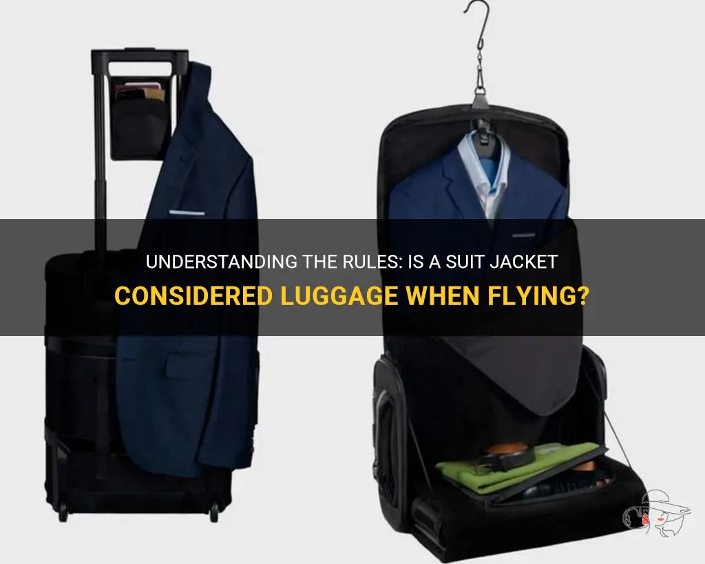 is suit jacket considered a luggage in airlines