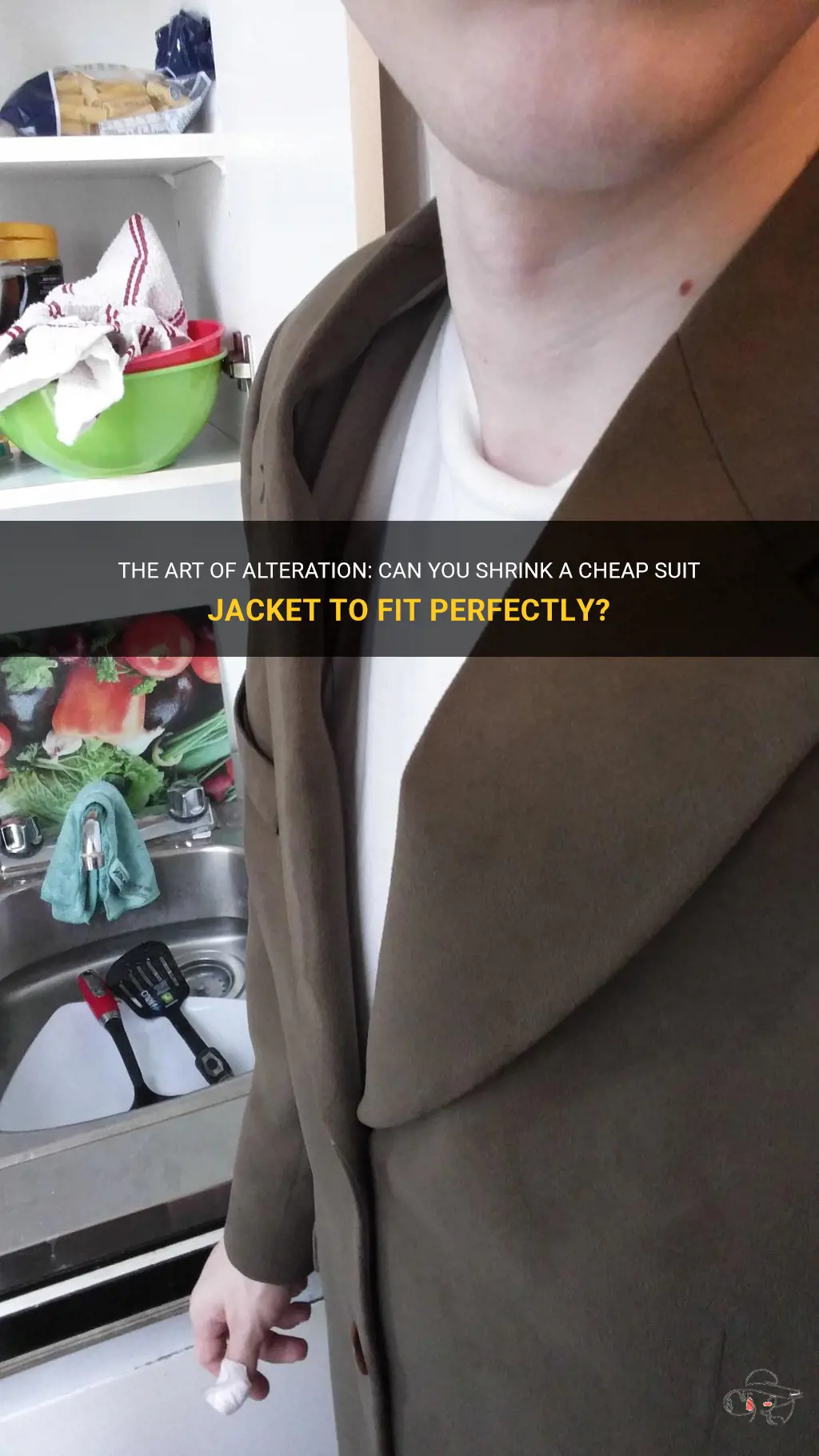 is there a way to shrink a cheap suit jacket