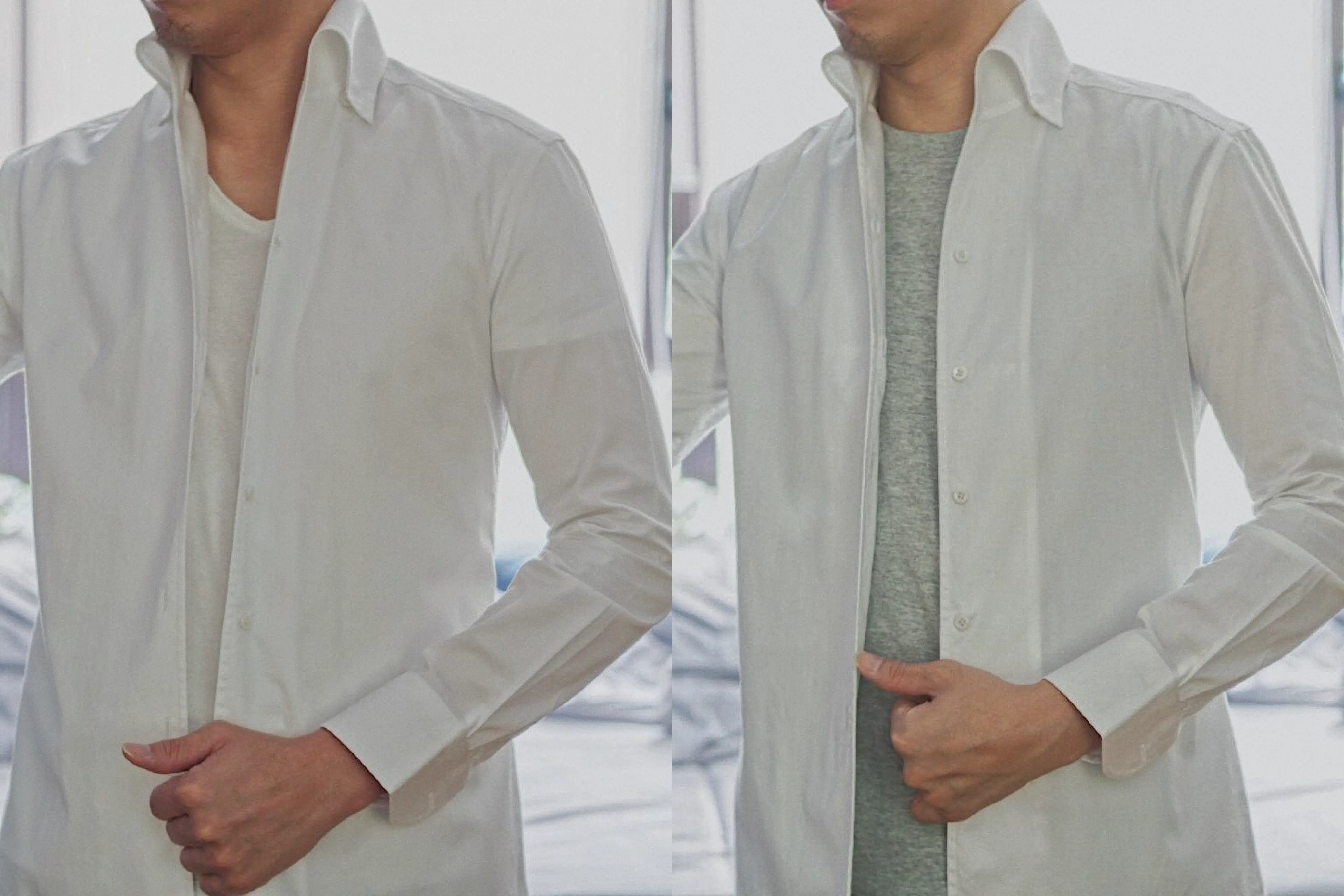 Choosing The Right Undershirt Color To Pair With A White Dress Shirt ...