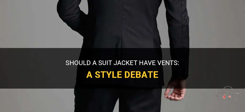 should a suit jacket have vents