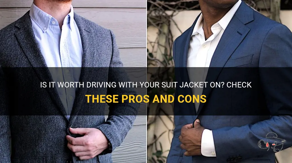 should I drive with my suit jacket on