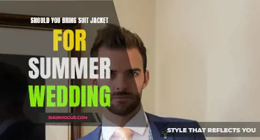 Is it Necessary to Bring a Suit Jacket for a Summer Wedding?