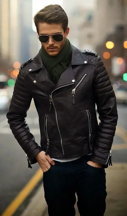 The Ultimate Guide To Rocking Black Leather Jackets For Guys | ShunVogue