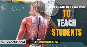 Unconventional Teaching: Teacher Wears Internal Organs Bodysuit to Captivate Students