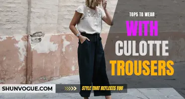 8 Stylish Tops to Wear with Culotte Trousers for a Chic and Trendy Look