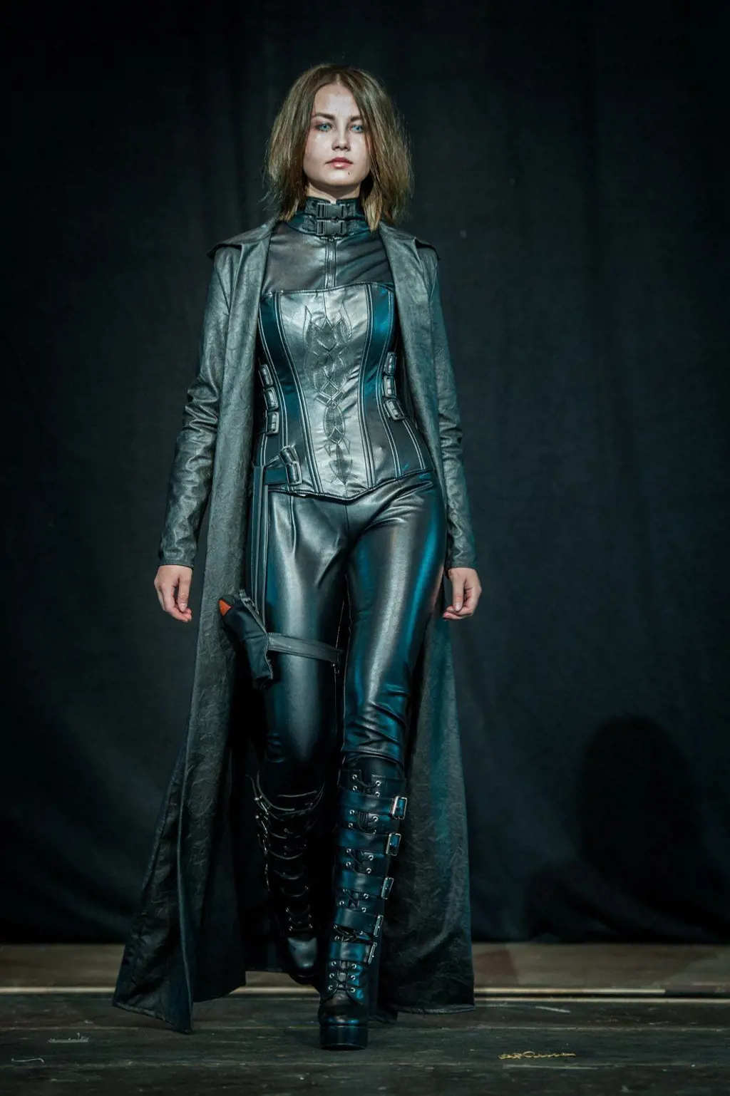 Creative Halloween Costume Ideas For A Leather Dress | ShunVogue