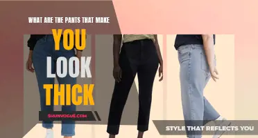 How to Choose Pants that Create the Illusion of Thicker Legs