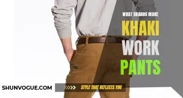 Top Brands That Produce Khaki Work Pants