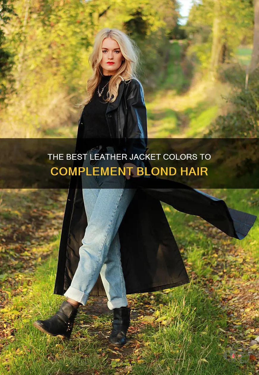 The Best Leather Jacket Colors To Complement Blond Hair | ShunVogue