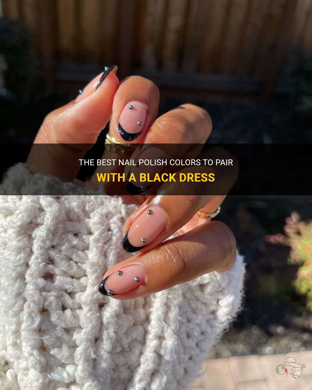 what colour nail polish goes with black dress