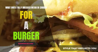 Understanding the "Fully Dressed" Burger Concept in Canada